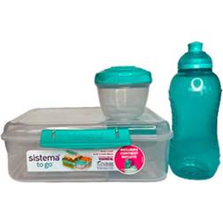 Sistema Bento Lunch With Bottle Madkasse 3stk