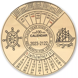 Axminster 2023-2122 100 Year Calendar