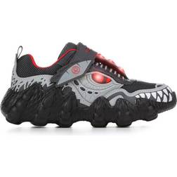 Skechers Kid's Skech-O-Saurus Dinosaur Light-Up - Charcoal/Red