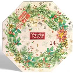 Yankee Candle Advent Calendar 2020 Wreath Multicolor Doftljus 90g 24st