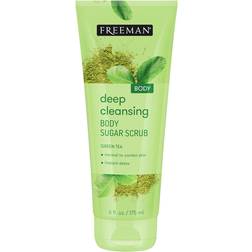 Freeman Deep Cleansing Body Sugar Scrub Green Tea 5.9fl oz