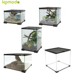 Komodo glass nano habitat small reptile vivarium stackable spider