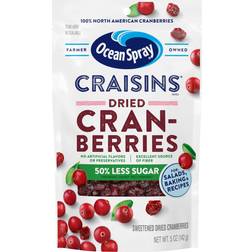 Ocean Spray Craisins 50% Less Sugar Dried Cranberries 142g