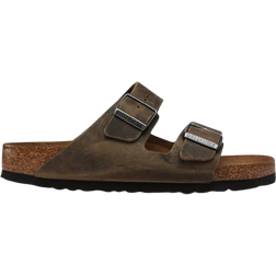 Birkenstock Arizona Soft Footbed Oiled Leather - Faded Khaki