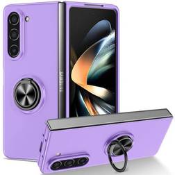 HD Accessory Slim Protective Cover with Ring Grip for Samsung Galaxy Z Fold 5