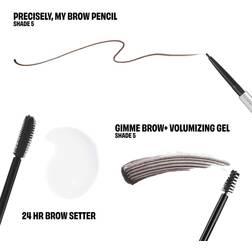 Benefit Brow Haul of Fame Brow Basics Kit (Various Shades) Shade 5 Warm Black-Brown