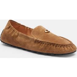 Coach Ronnie Suede Loafers - Beige Suede