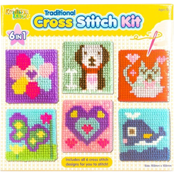 Creative Kids 6 in 1 Cross Stitch Kit