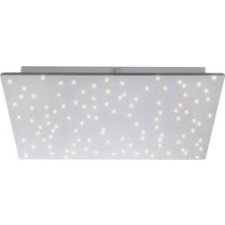 JUST LIGHT Sparkle CCT Steel Ceiling Flush Light 45cm