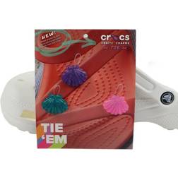 Crocs Jibbitz 3-Pack Shell Sandal Backer, Unisex, varusteet, Lisätarvikkeet, Monivärinen