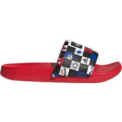 adidas Kid's X Disney Adilette Comfort Spider -Man Slides - Core Black/Cloud White/Better Scarlet