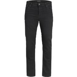 Jack & Jones Mike Original AM 809 Tapered Fit Jeans - Black/Black Denim