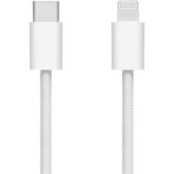 Linocell Flettet USB-C Lightning-kabel 2 m