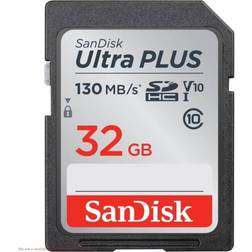 SanDisk Ultra PLUS SDHC Class 10 UHS-I V10 130MB/s 32GB