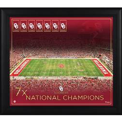 Fanatics Authentic Oklahoma Sooners Framed 15" x 17" Football Championship Count Collage