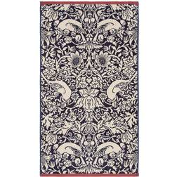 William Morris Strawberry Thief Guest Towel Blue (90x50cm)