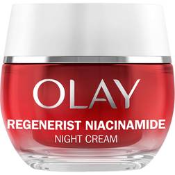 Olay Niacinamide Night Cream Face Moisturiser, with Niacinamide 99% Purity, Antioxidant Vitamin E 50ml
