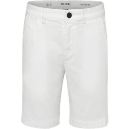 DL1961 Kid's Jacob Short Chino - White