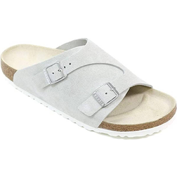 Birkenstock Zürich Suede Leather - White