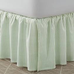 Laura Ashley Ruffled Valance Sheet Green (190.5x137.2)