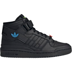 Adidas Junior Forum Mid - Core Black/Solar Red/Pulse Blue