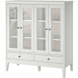 IKEA Idanäs White Vitrinskåp 121x135cm