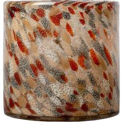 Byon Calore M Beige/Red Candle Holder 15cm