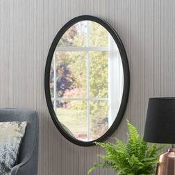 Yearn glass Contemporary Black Wall Mirror 55x65cm