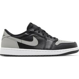 NIKE Air Jordan 1 Low OG Shadow - Black/White/Medium Grey