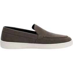 boohooMAN Faux Suede Slip On Loafer M - Grey