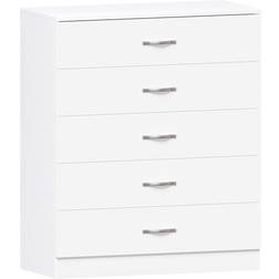 Vida Designs Riano Bedroom Storage White Chest of Drawer 90x75cm