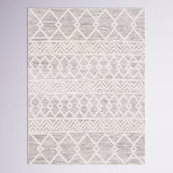 Wade Logan Latrissa Moroccan White, Black 108x144"