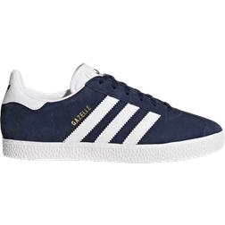 adidas Junior Gazelle Shoes - Collegiate Navy/Cloud White/Cloud White