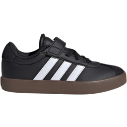 adidas Kid's VL Court 3.0 - Core Black/Cloud White/Core Black