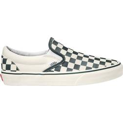 Vans Classic Slip-on Checkerboard - Green/White