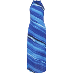 Trendyol Collection Straight Lined Maxi Woven Dress - Blue