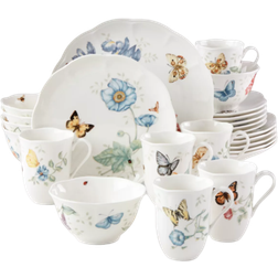 Lenox Butterfly Meadow Monarch Dinner Set 24