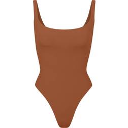 SKIMS Fits Everybody Square Neck Bodysuit - Bronze