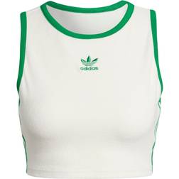 adidas Terry Crop Tank - Off White