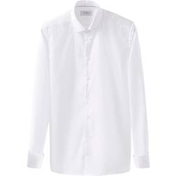 Eton Cotton Twill Slim Fit Cutaway Collar Shirt - White