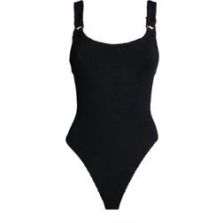 Hunza G Domino Seersucker Swimsuit