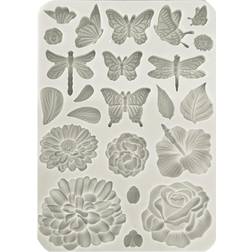 Stamperia Silicon Mould A5 Secret Diary Butterflies & Flowers