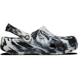 Crocs Classic Marbled Clog - White/Black