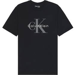 Calvin Klein Men's Short Sleeve Crewneck Logo Graphic T-Shirt Black Beauty