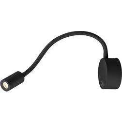 SLV Dio Flex Plate Inside Black Wall light ∅ 9cm