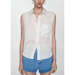 Mango Lim Blouse - Offwhite