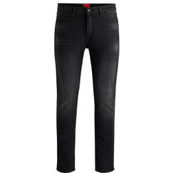 HUGO Extra-slim-fit jeans in black-black stretch denim Black