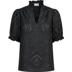 Neo Noir Odesa Embroidery Blouse - Black