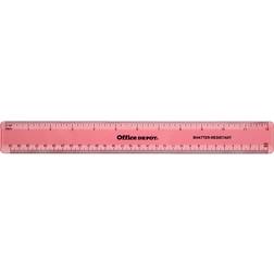 Office Depot Plastic Ruler 12"