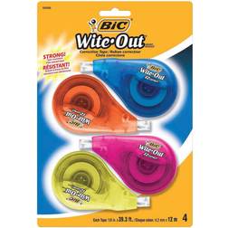 Bic Wite-Out EZ Correct Correction Tape 4-pack